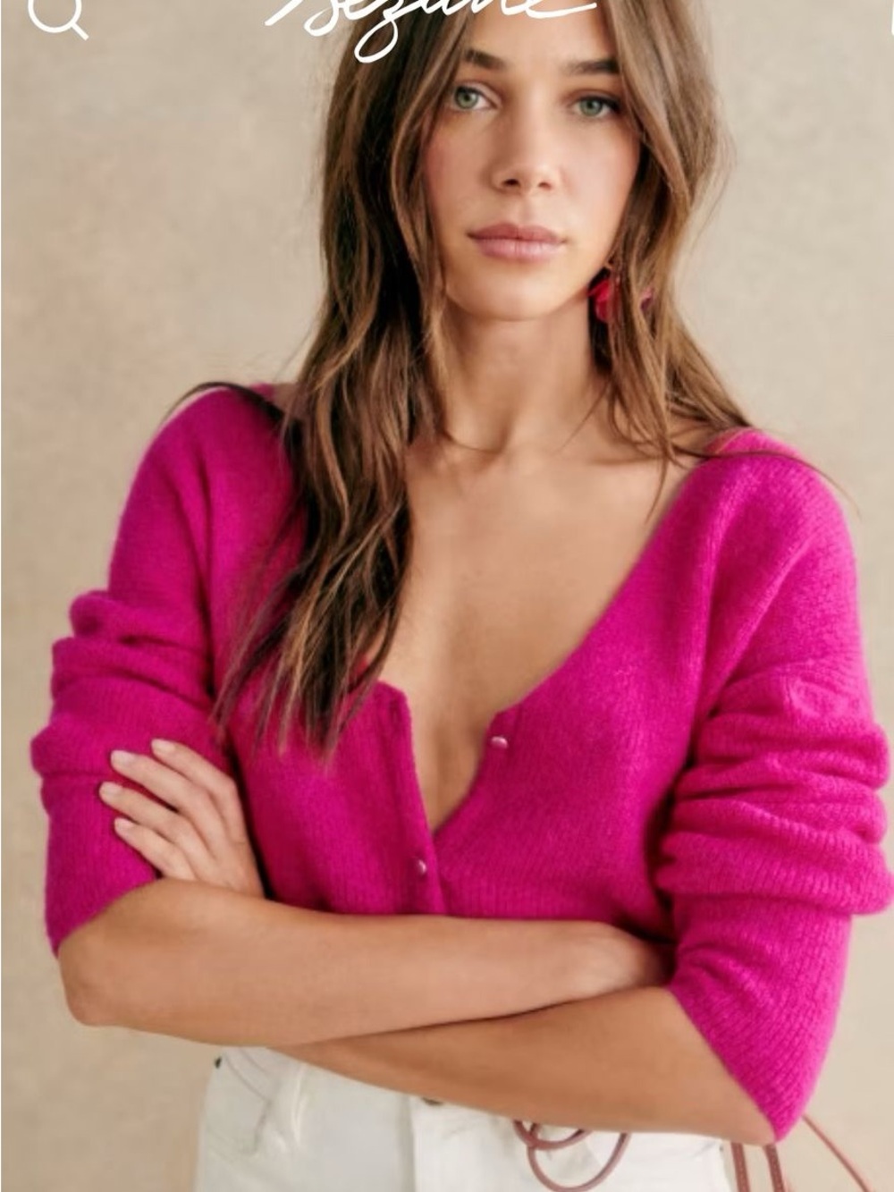 Gilet Barry
Fuchsia sezane